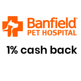 Banfield pet hospital 1% cash back